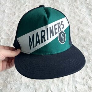 Seattle Mariners Hat Adult OS Green Spell Out Logo SGA Snapback MLB Baseball